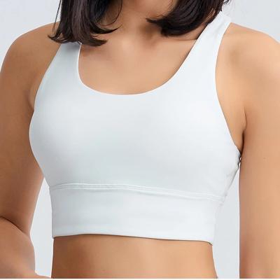 China Breathable Shockproof Underwear Pump Top Ladies Exercise Breathable Sports Cavity Yoga Bra For Women for sale