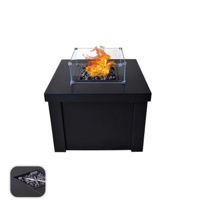 China Outdoor Stocked Globe Gas Propane Fire Pit With Fuel Propane for sale