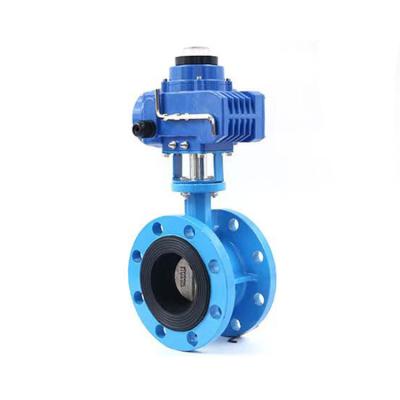 China General Electric Clamping Butterfly Valve Flange Connection Control Valve Stainless Steel Explosion Proof Clamping Butterfly Valve for sale