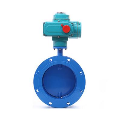 China Pipe Special Flange Smoke Dust Removal High Temperature Butterfly Valve General Ventilation Electric Butterfly Valve for sale