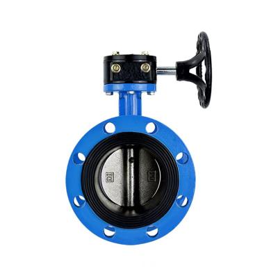 China Soft Seal Turbine Air Conditioning Device Malleable Iron Manual Clamp General Type Butterfly Valve for sale