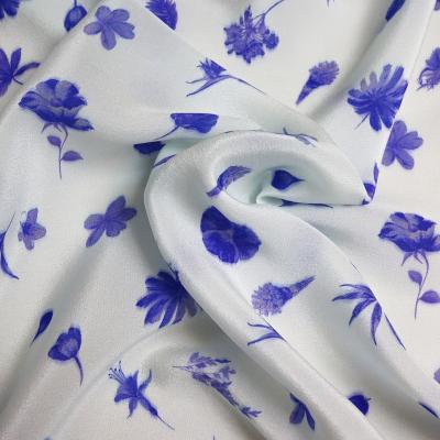 China 12mm Breathable Silk Crepe From China Fabric Customization Digital Print - printed silk fabric for dress for sale