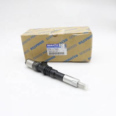 China PC400-7 Diesel Engine Excavator Engine Fuel Injector 6D125 Injector Nozzle 6156-11-3300 for sale