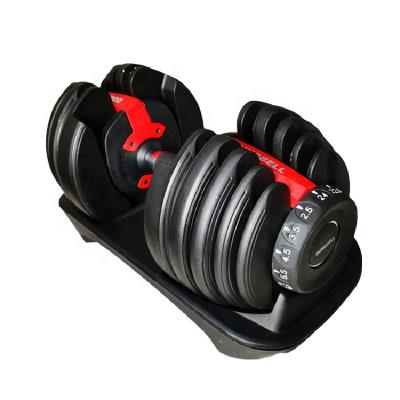 China Universal Hot Selling Dumbbell Set 24KG Adjustable Gym Equipment 40KG Dumbbell Weights for sale