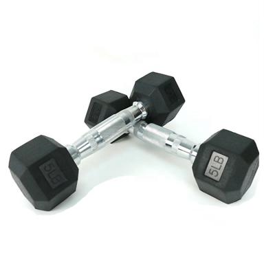 China Universal Wholesale Gym Equipment Factory Rubber Dumbbell for sale