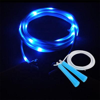 China ABS Led Jump Rope Light Up Jump Rope Jump Rope Colorful LED Jump Rope Glow In The Dark With Customized Logo for sale