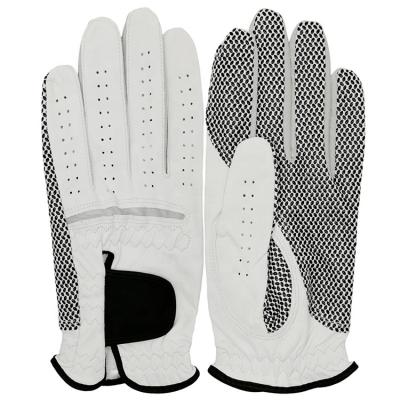 China Wholesale Men's Sheepskin Soft Left Handed Golf Glove Professional Player Gloves Customized Golf Glove for sale