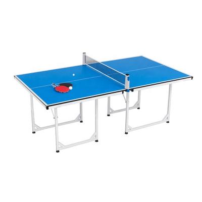 China Easy Foldable Mini High Density Fiberboard Ping Pong Table Tennis Bat Ball Net Set Foldable For Family Kids Small OEM Ping Pong Table Wholesale for sale