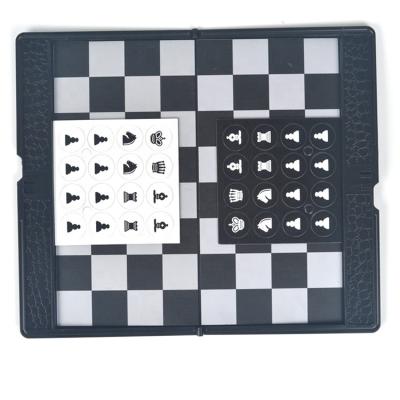 China New Customized International Chess Sets Creative Wooden Magnetic Folding Chess for sale