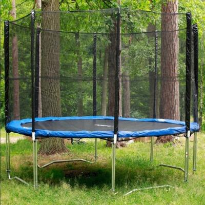 China PP mesh High Quality Inflatable Outdoor Spring Right Tie Oxford Round FT Jump Trampoline With Safety Net for sale