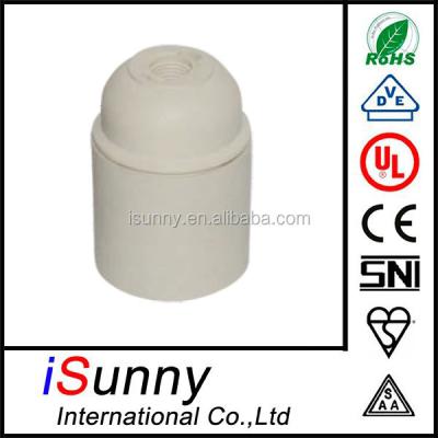 China Plastic screw lamp holder and socket E27, E26, E14 for sale