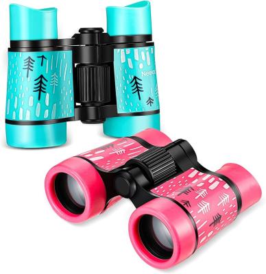 China With String Kids Binoculars Shock Proof Toy Binoculars Set For Age 3-12 Years for sale