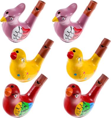 China Ceramic Water Whistles, Bird Noise Makers Whistles Mini Bird Whistles Toy Ceramic Bird Noise Makers For Kids Party for sale