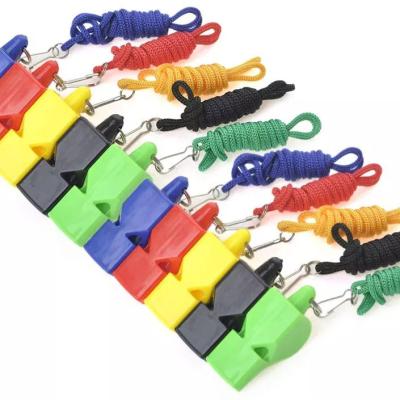 China ABS Lifeguard Whistle and Lanyard Loudest Peless Whistles for sale