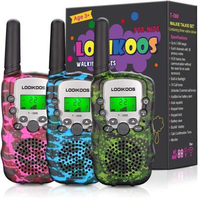 China Plastic Walkie Talkies For Kids Radio Toy Gifts Kids 3 Mile Long 2 Way Range For Boys And Girls for sale