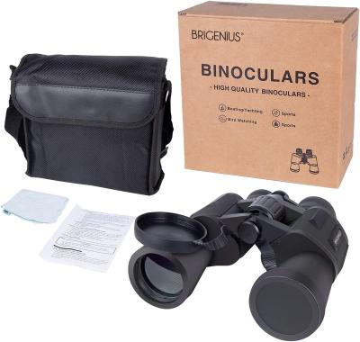 China High quality RUBBER+GLASSES 7x50 10x50 long range telescope binoculars for for travel sports games and concerts with competitive price for sale