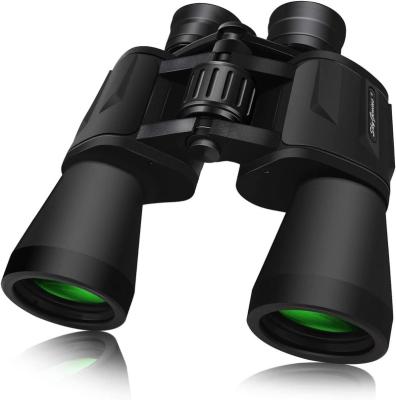 China RUBBER+GLASSES 10 x 50 Binoculars for Normal Adults, Binoculars for Guided Bird Watching Wildlife Watching with Low Light Night Vision for sale