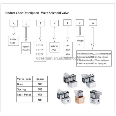 China New General High Pressure Solenoid Valves 24v DC Air Solenoid Valve For Electronic Gas Air Pump for sale