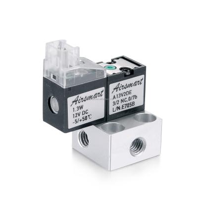 China General DC 12v 12v Plastic Solenoid Control Valves Gas Solenoid Valve 3 Way High Pressure Micro Solenoid Valve for sale