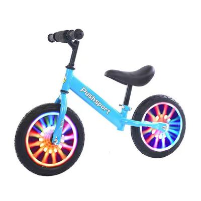 China 2021 Popular New Kid's Self-lighting Balance Bike No Pedal Chinese Factory Wholesale for sale