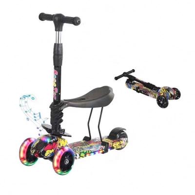 China Good Quality Handlebar Adjustable Height With Wheel Bag Rubber Silent Kick Scooter Instant Scooter For Kids for sale