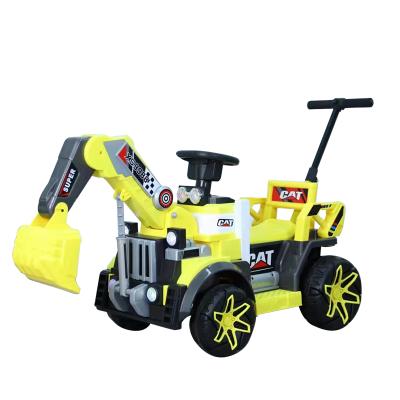 China Ride On Toy Wholesale Cheap Kids Ride On Car With Electric Arm Children Electric Digging Car For Baby Kids Excavator for sale