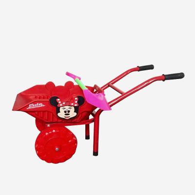 China Red Tippable Trolley Cart 2021 New Children Wheelbarrows Model Other Toy for sale