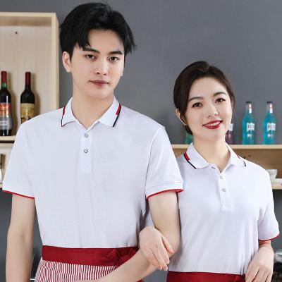 China Eco - Friendly Chef And Bar Hotel Uniform Jacket Short Sleeves Kitchen Restaurant Cook Workwear Jacket for sale