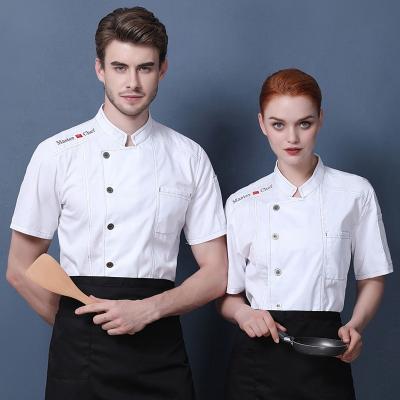 China restaurant & Bar Personalized Customized Chef Jacket Hotel Kitchen Restaurant Chef Coat for sale