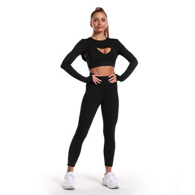 China High-waisted New Breathable Sports Underwear Yoga Set for sale