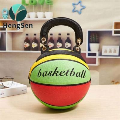 China Graffiti Handbag Shape Purses Large Basketball Handbag 2020 Hot Sale Designer Women for sale