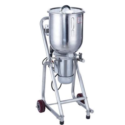 China Commercial Ice Crusher Juice Fruit Blender Silver Blender Smoothie Ice Ribbon Crest Commercial Blender for sale