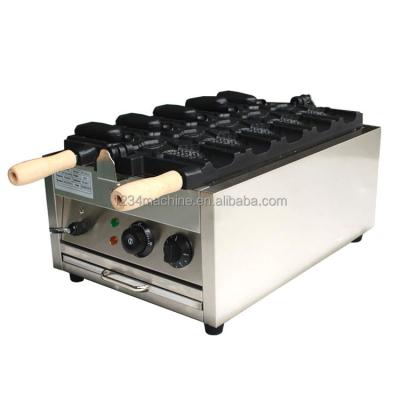 China Outdoor Commercial Open Mouth Gas Ice Cream Taiyaki Machine Stainless Steel Fish Waffle Maker Taiyaki Machine for sale