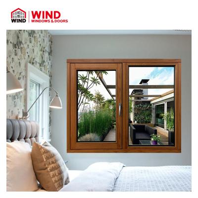 China Folding Screen WIND Window 78mm Oak Wood Oak Wood Tilt And Turn Casement Windows Manufacturer In China for sale