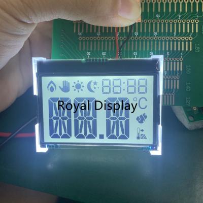 China Aangepaste TN HTN STN Lcd van 7 Segmentcijfers Douanelcd Vertoning voor Energiemeter Lcd Te koop