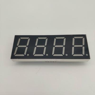 China 0.40 Inch 4 Digit 640nm 10mm Pixels 7 Segment Led Display Module for sale