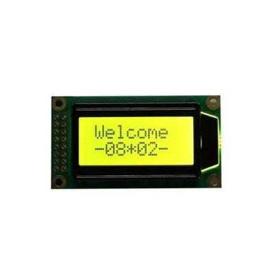 China Character 0802 with FSTN/Stn Blue/Yg 5V for Industrial Application LCD Display for sale