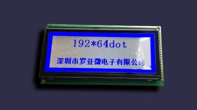 China Parallelle Interface van de Stn de Grafische 192x64 Dots Mono LCD Module FSTN FFC Te koop