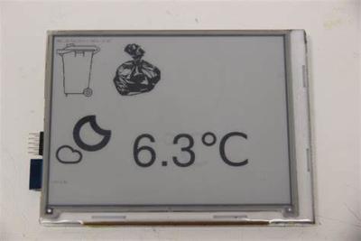 China 250X122 4.2 Inch Esl E Ink Display Epaper Screen for display COG TFT 131DPI Segment Digital for sale