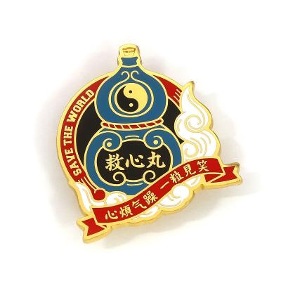 China China Direct Custom Cute Lapel Pin Pin Badge Professional Metal Manufacturers China Hard Enamel for sale