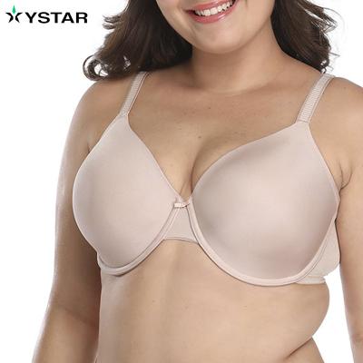 China High quality one piece women plus size breast breathable simple style thin cup unpadded bra for sale