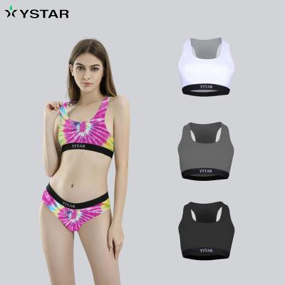 China Wholesale Custom One Piece Logo Women Running Gym Yoga Bra Tops Ladies Workout Fitness Sports Lift Up Repurposed Sports Bra for sale