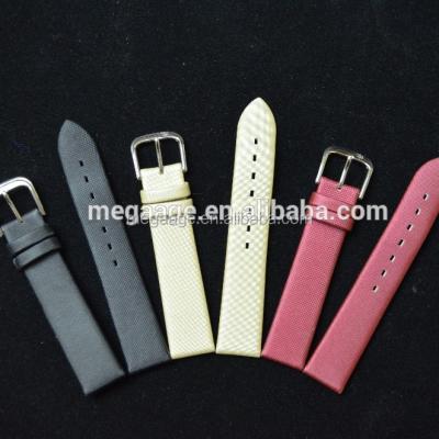 China 18mm fabric color lady watch band, hot item, wrist leather strap for sale