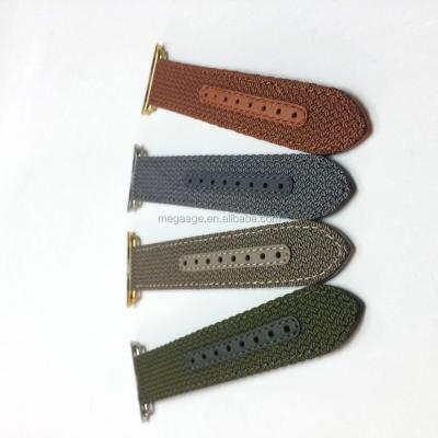 China Competitive Price Genuine Leather Watch Strap Band Wide 22mm for sale