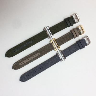 China 2021 Fashion Xmas Gift Wide 18mm Leather Watch Strap For Fashion Watch for sale