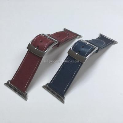 China Rubber Italian Calfskin Watch Bands Strap For I Watch Band for sale