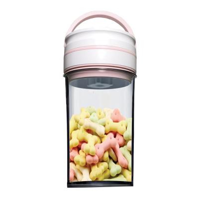 China 2021 Hot Selling Pet Food Storage Containers BPA Free Plastic Food Storage Airtight Vacuum Containers for sale