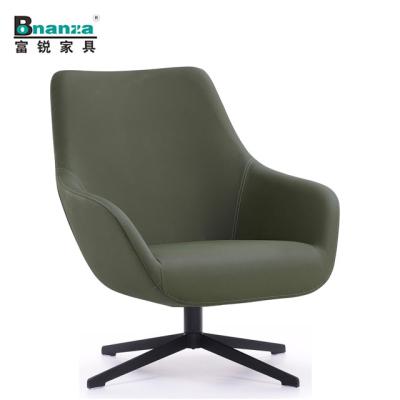 China Chair ch-015#Green Executive Leather Chaise Lounge Chair, Modern Leather Armchair for sale