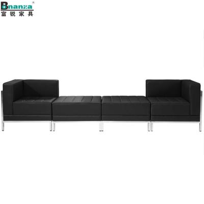 China New Style Modern Modern Made In China Leather Living Room Sofa Set for sale