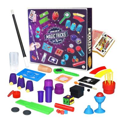 China Clay Kids magic set 75 magic tricks for kids zigzag ellis ring dice push back kit for magic pro kid birthday parties sleepovers box for sale